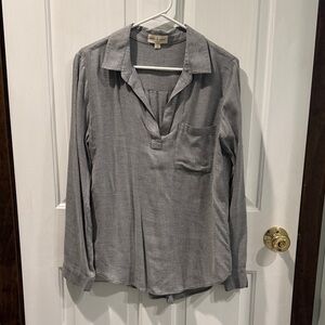 Cloth & Stone Gray Blouse
